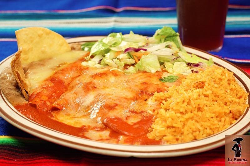 4 Baked Cheese Enchiladas.
