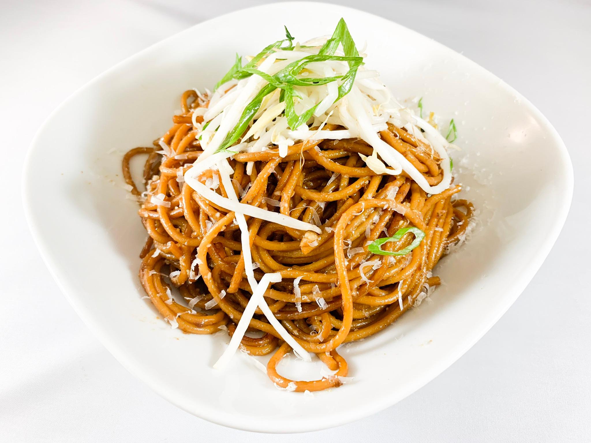 Signature Garlic Noodles.