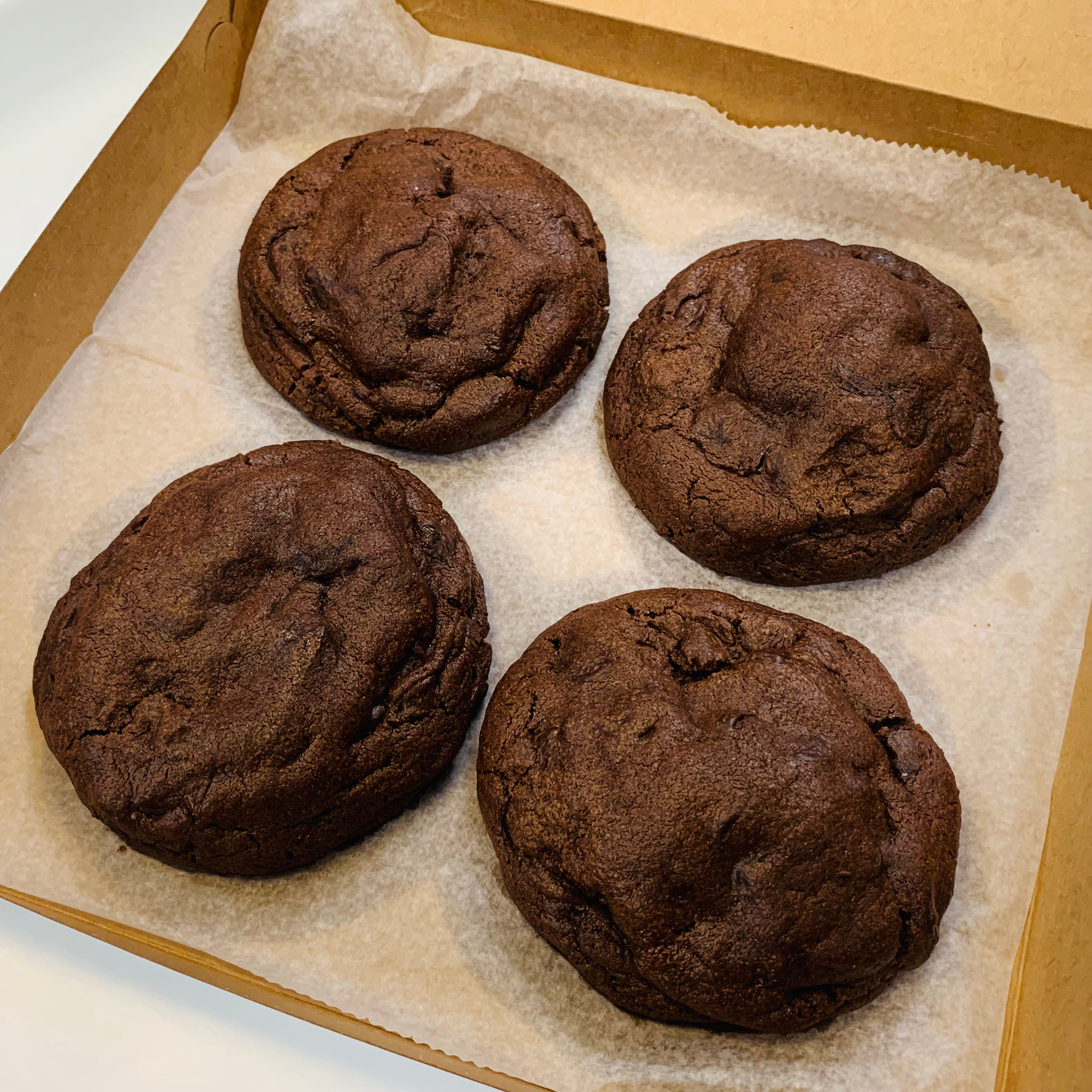 Devour Triple Chocolate Cookies (Box of 4 Cookies)..