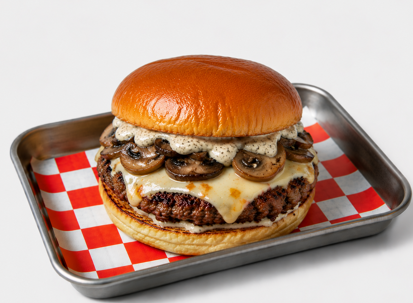 Big Al 'shroom BOOM Burger.