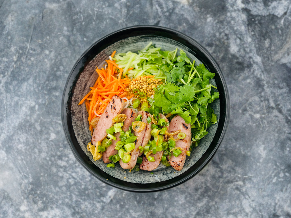 Grilled Spam Rice-Vermicelli.