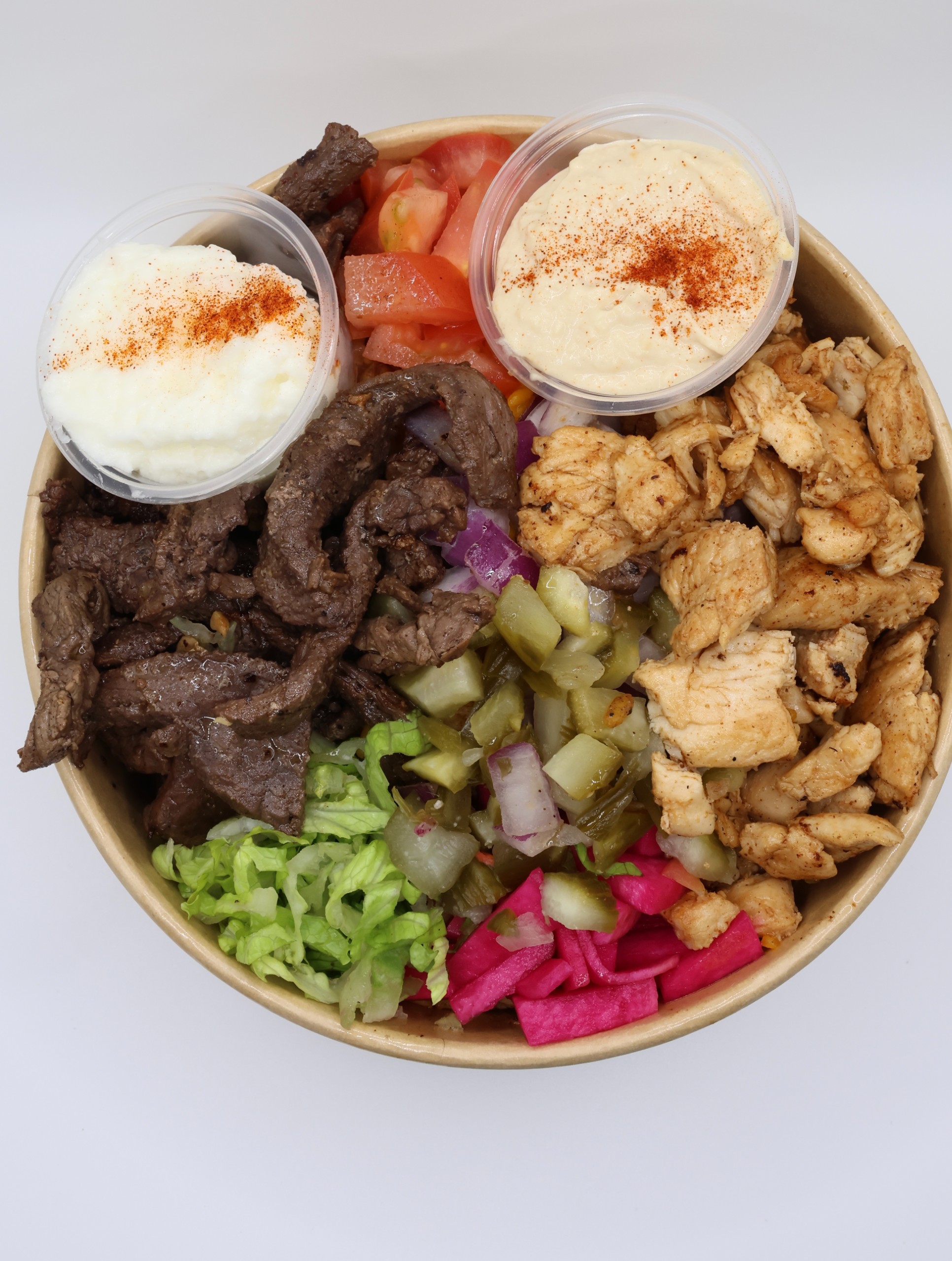 MIXED SHAWARMA BOWL.