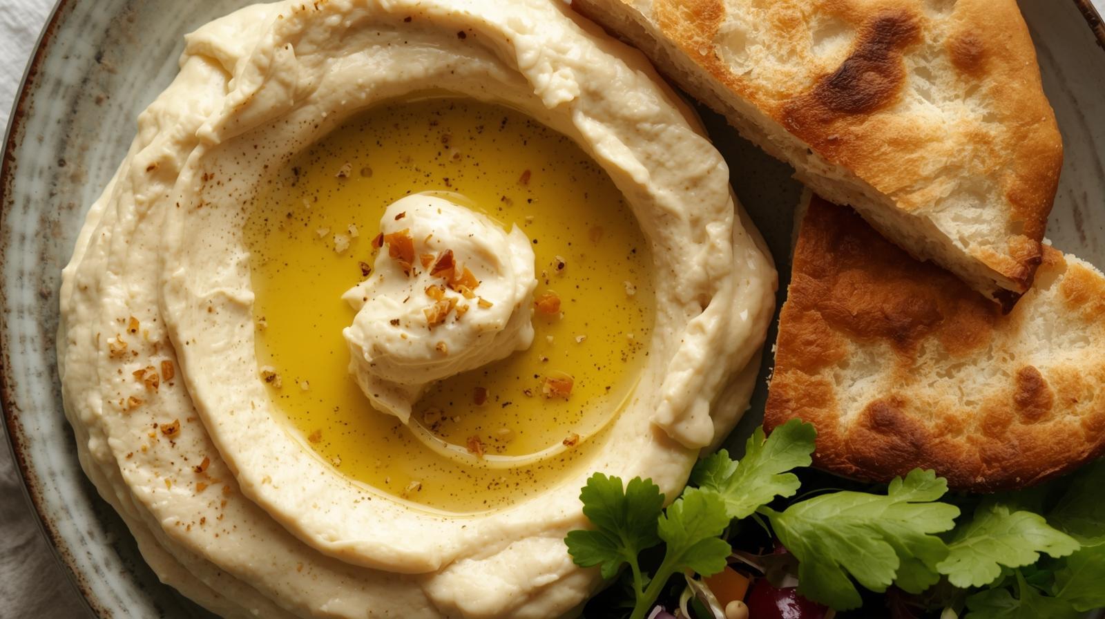 Loaded Hummus Plate.