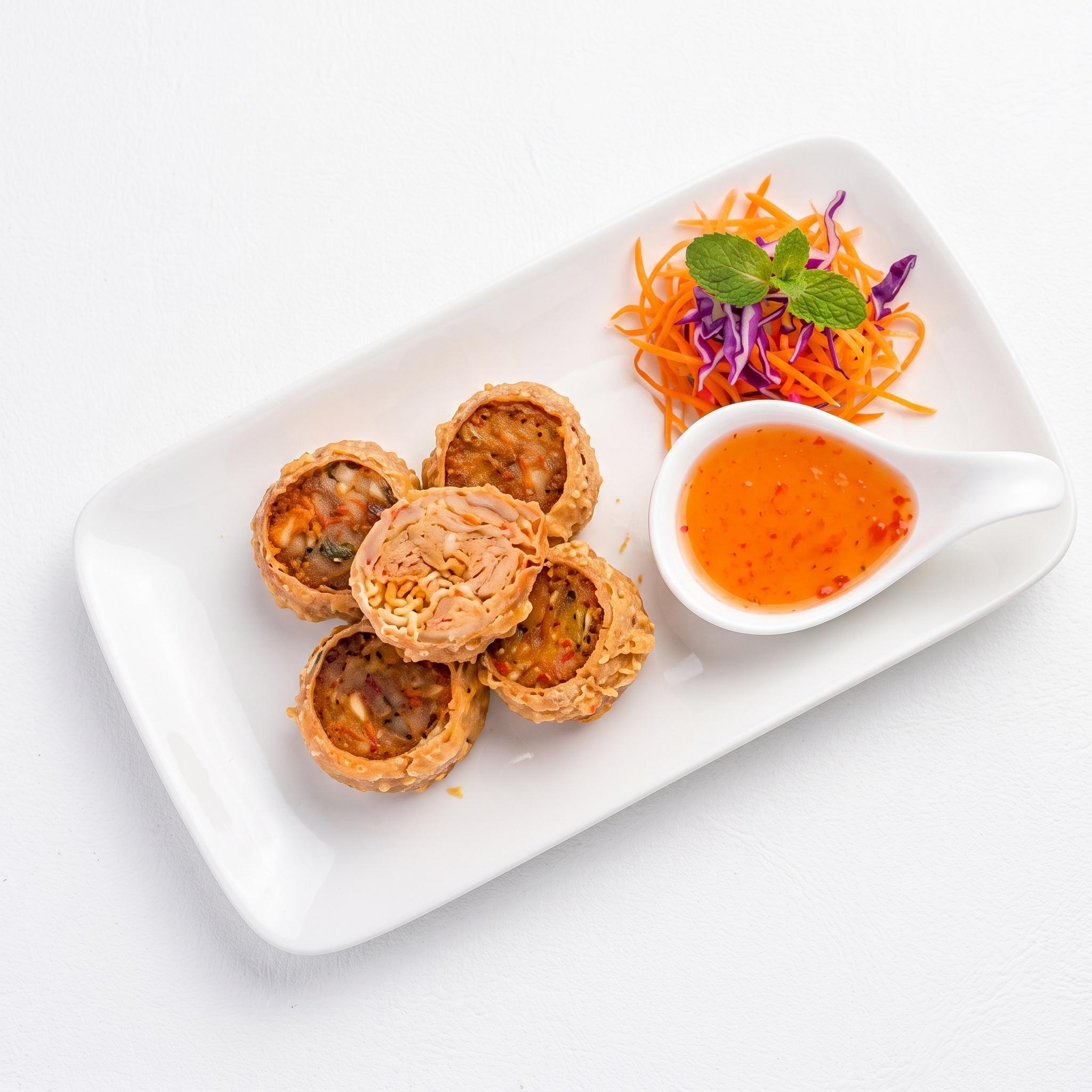 Crab rolls.