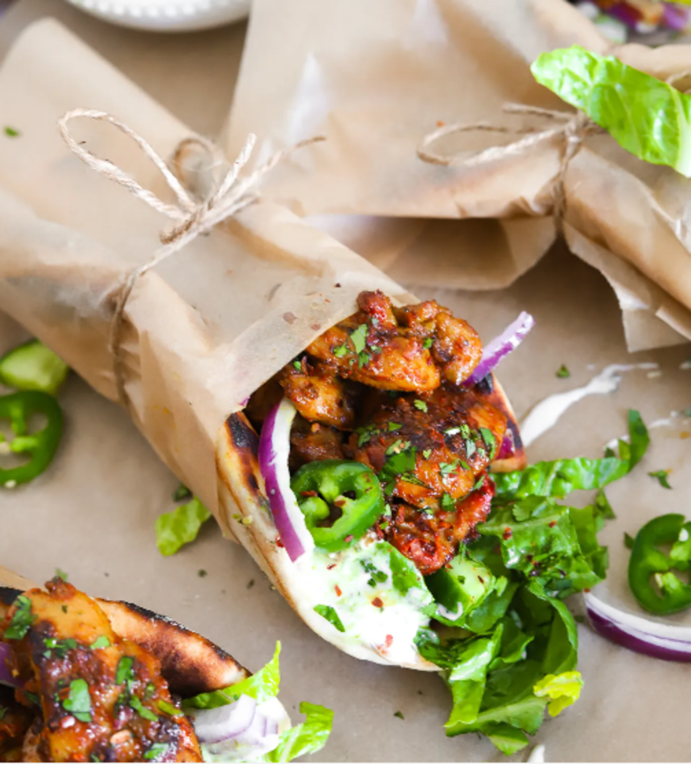 Tandoori Chicken Caesar WRAP Combo.