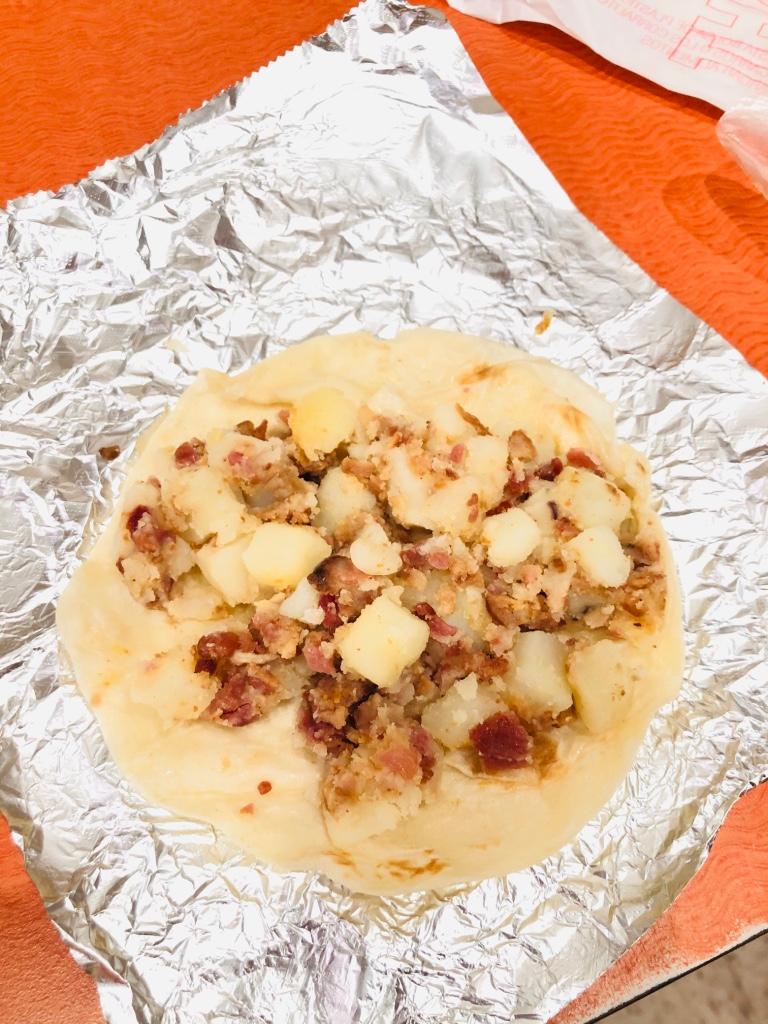 Potato & Bacon.