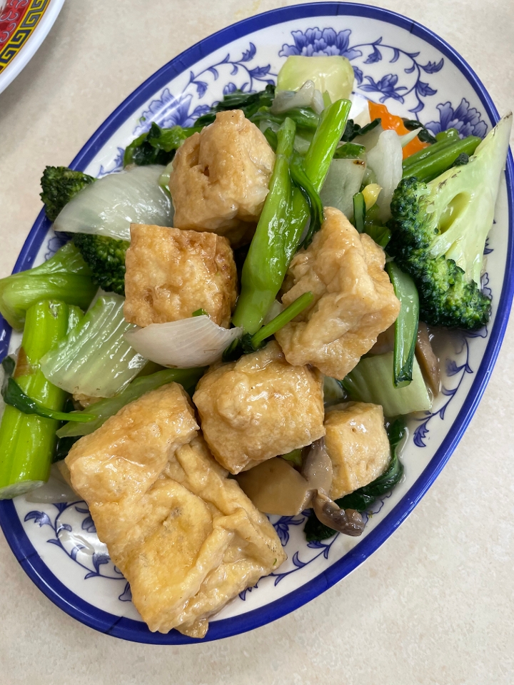 Tofu with Mixed Vegetable.