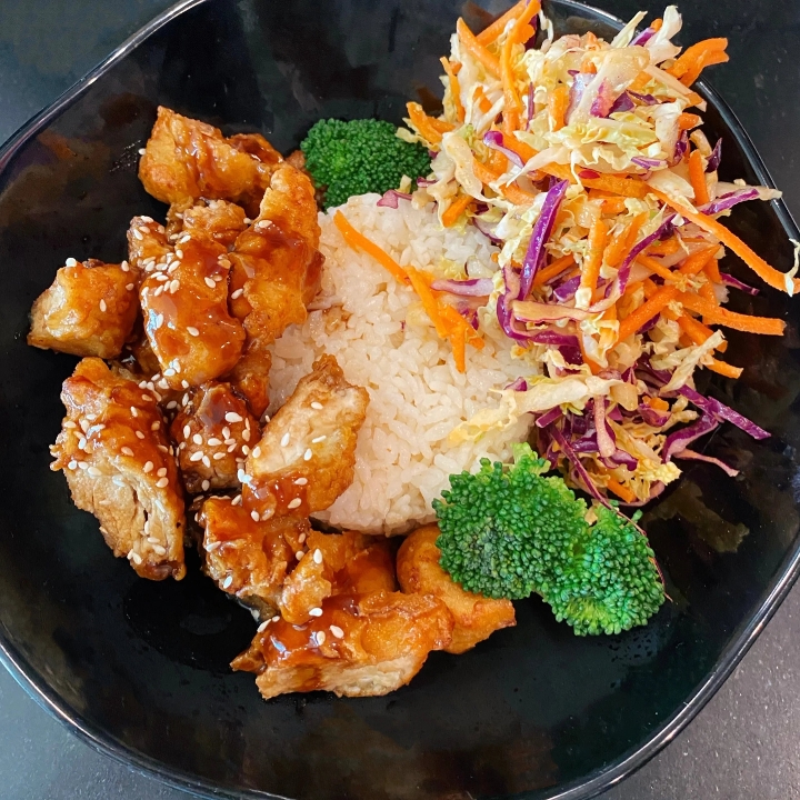 Teriyaki Crispy Chicken.
