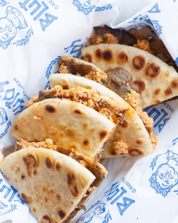 Greek Quesadilla.