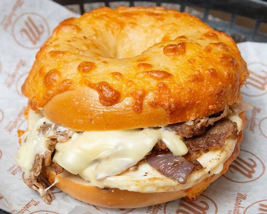 Philly Steak, Egg, & Cheese.