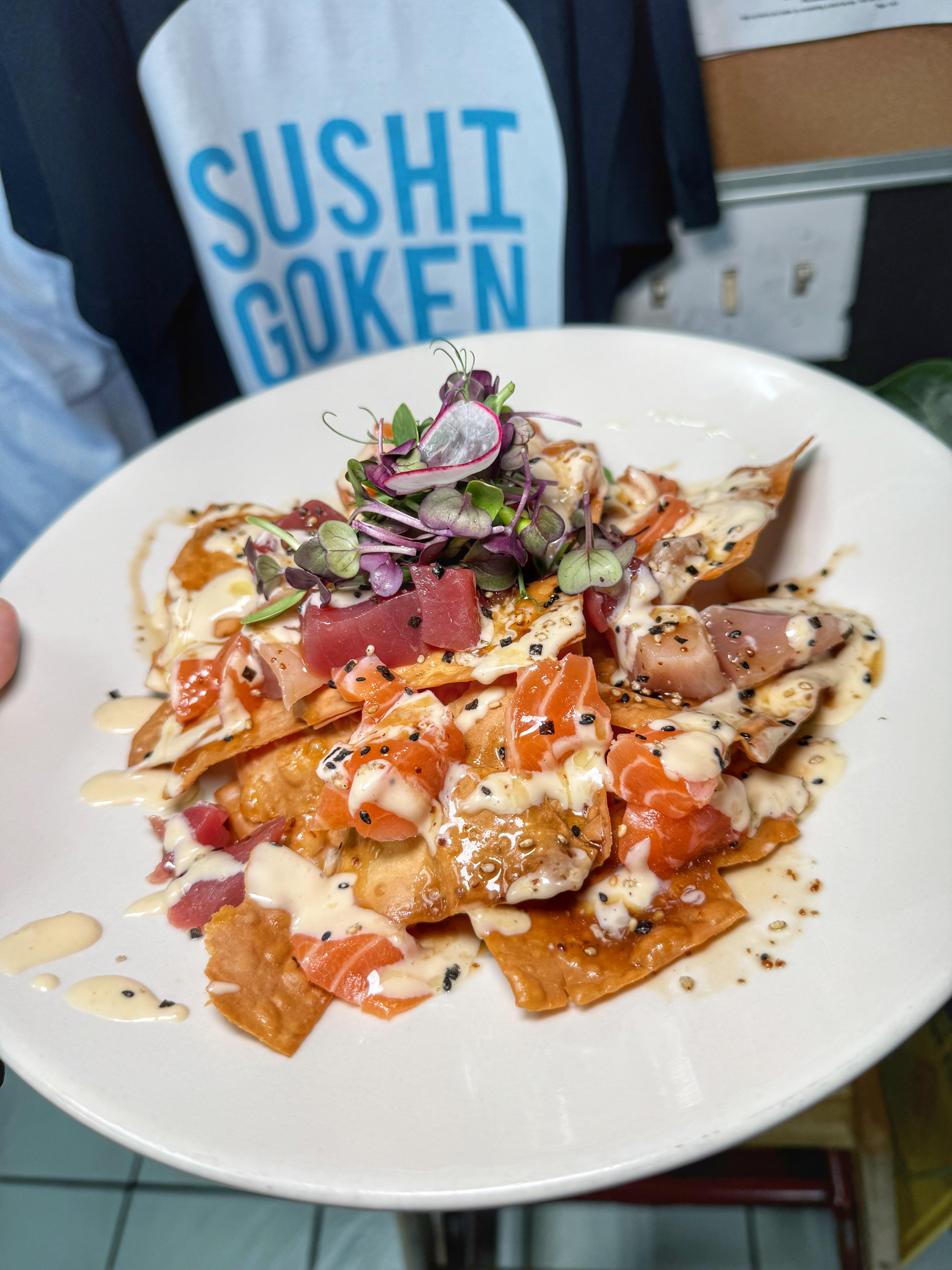 Poke Nachos.