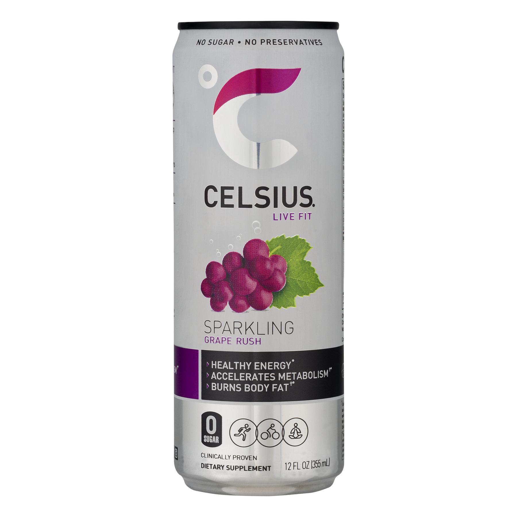 277224 12 Oz Energy Drink Sparkling Grape - Pack of 12.