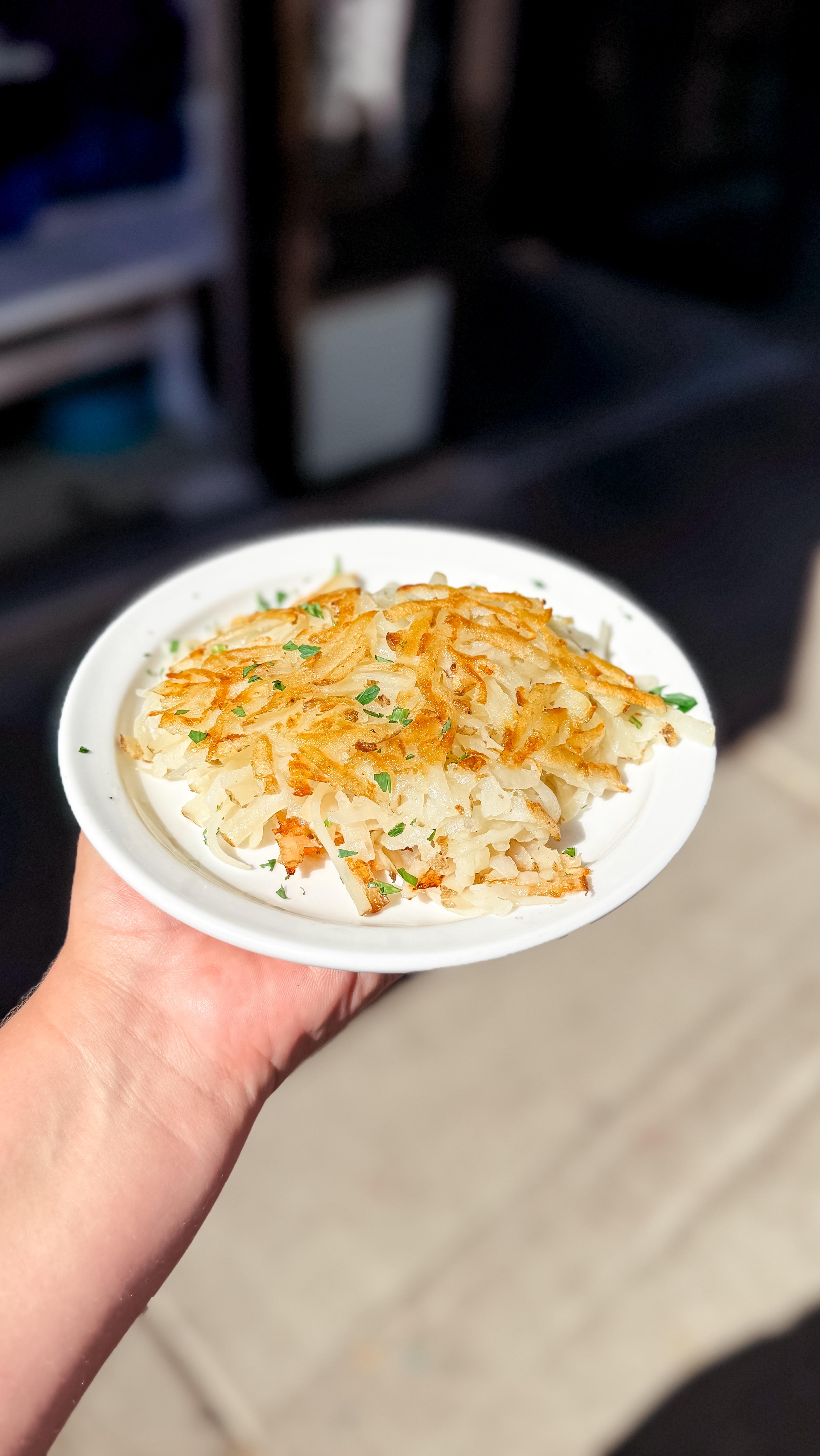 Plain Hashbrowns.