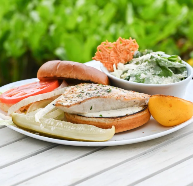 Local Fresh Fish Sandwich*.