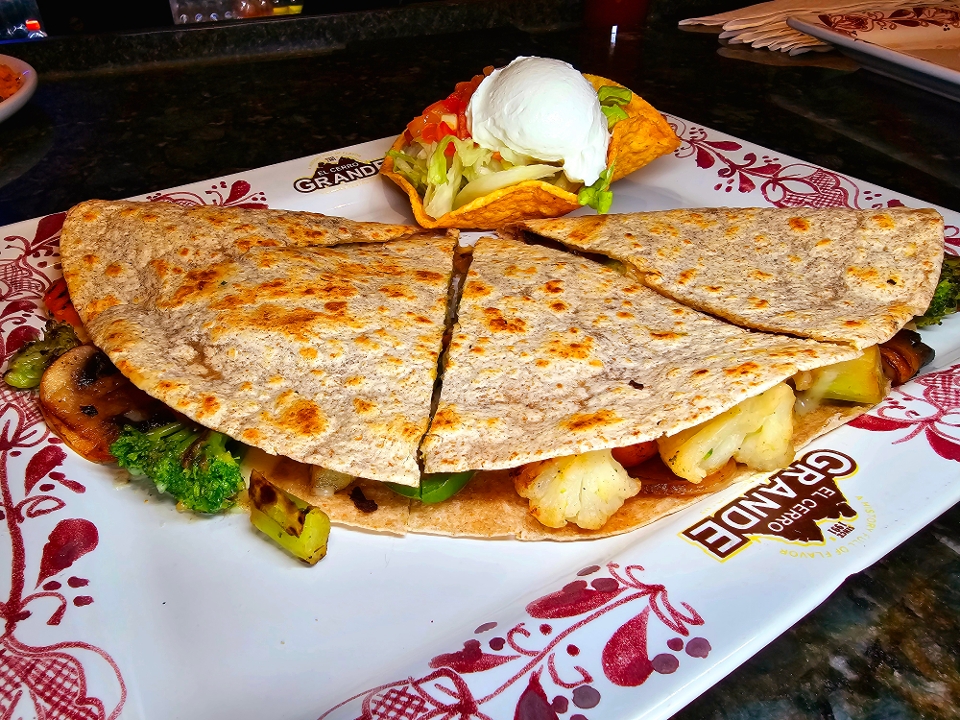 Veggie Fajita Quesadilla.