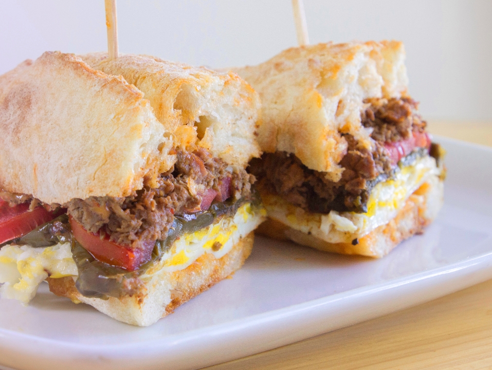 Southwestern Egg Sandwich.
