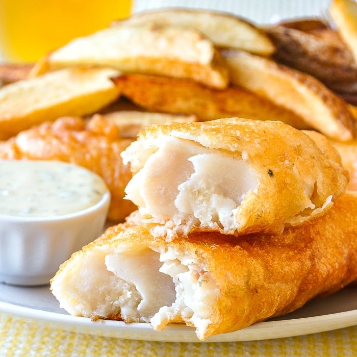 1 Pieces Catfish & Chips.