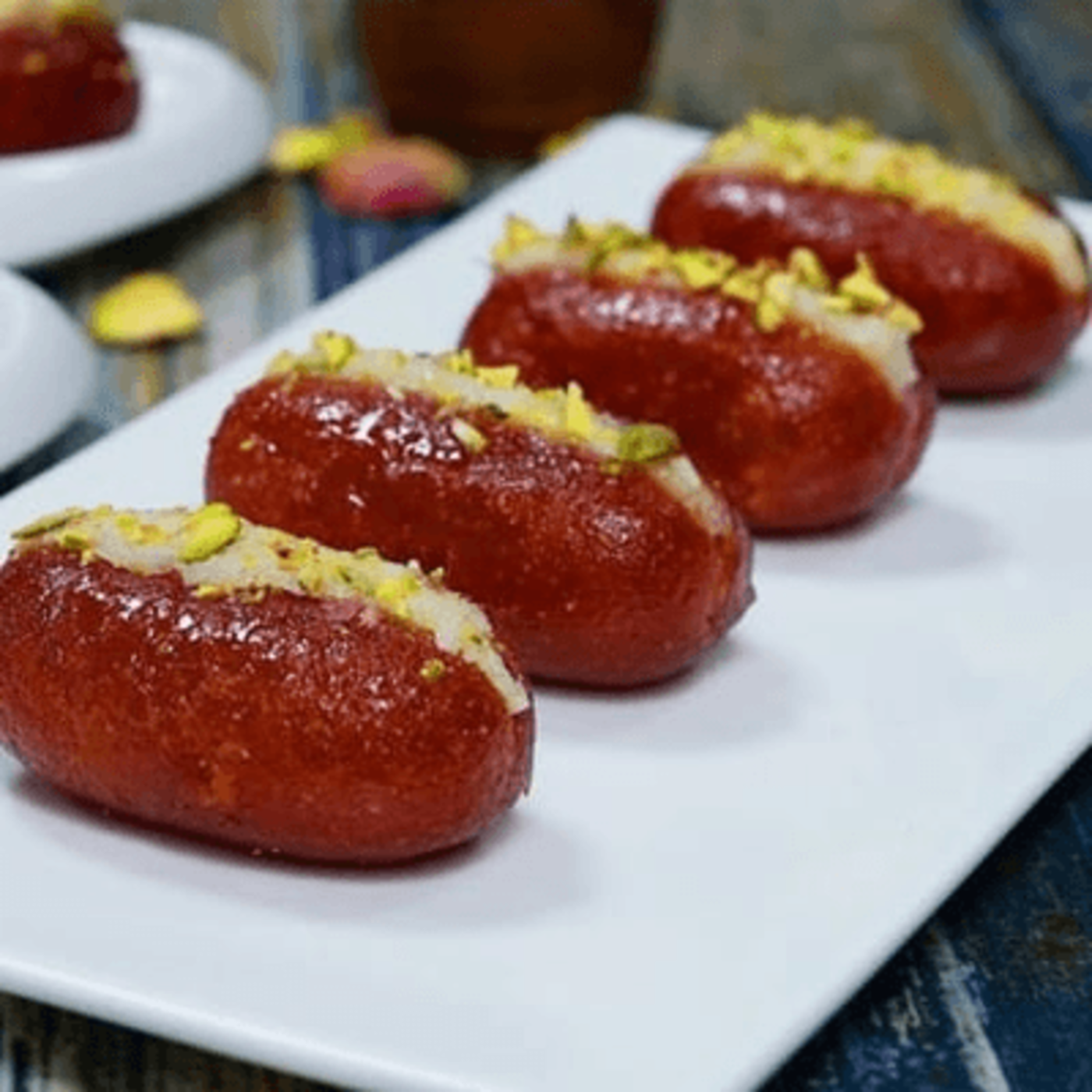 Malai Sandwich Gulab Jamun.