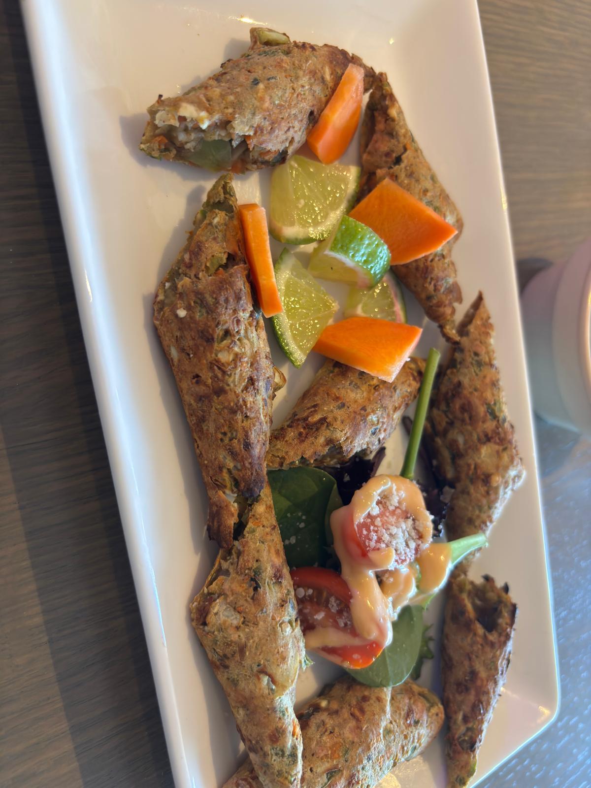 Veg Sheek Kabab.