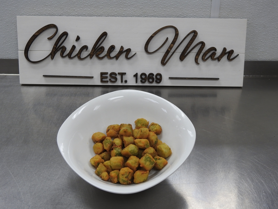 Breaded Okra.