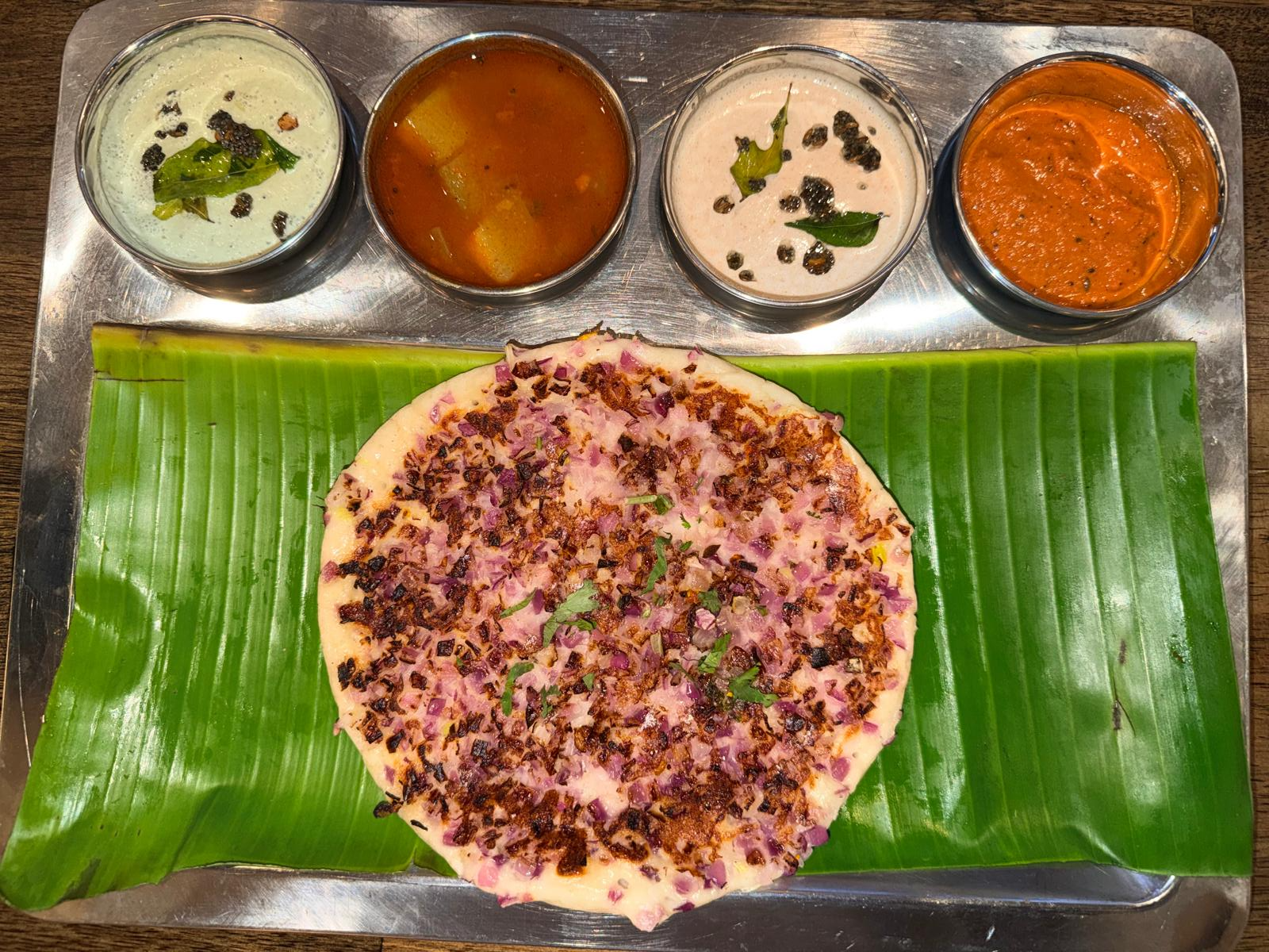Onion Uttappam.
