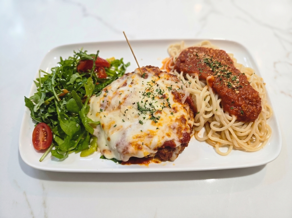 Veal Parmigiana.