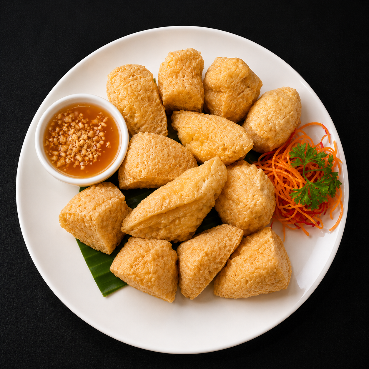 Golden Fried Tofu.