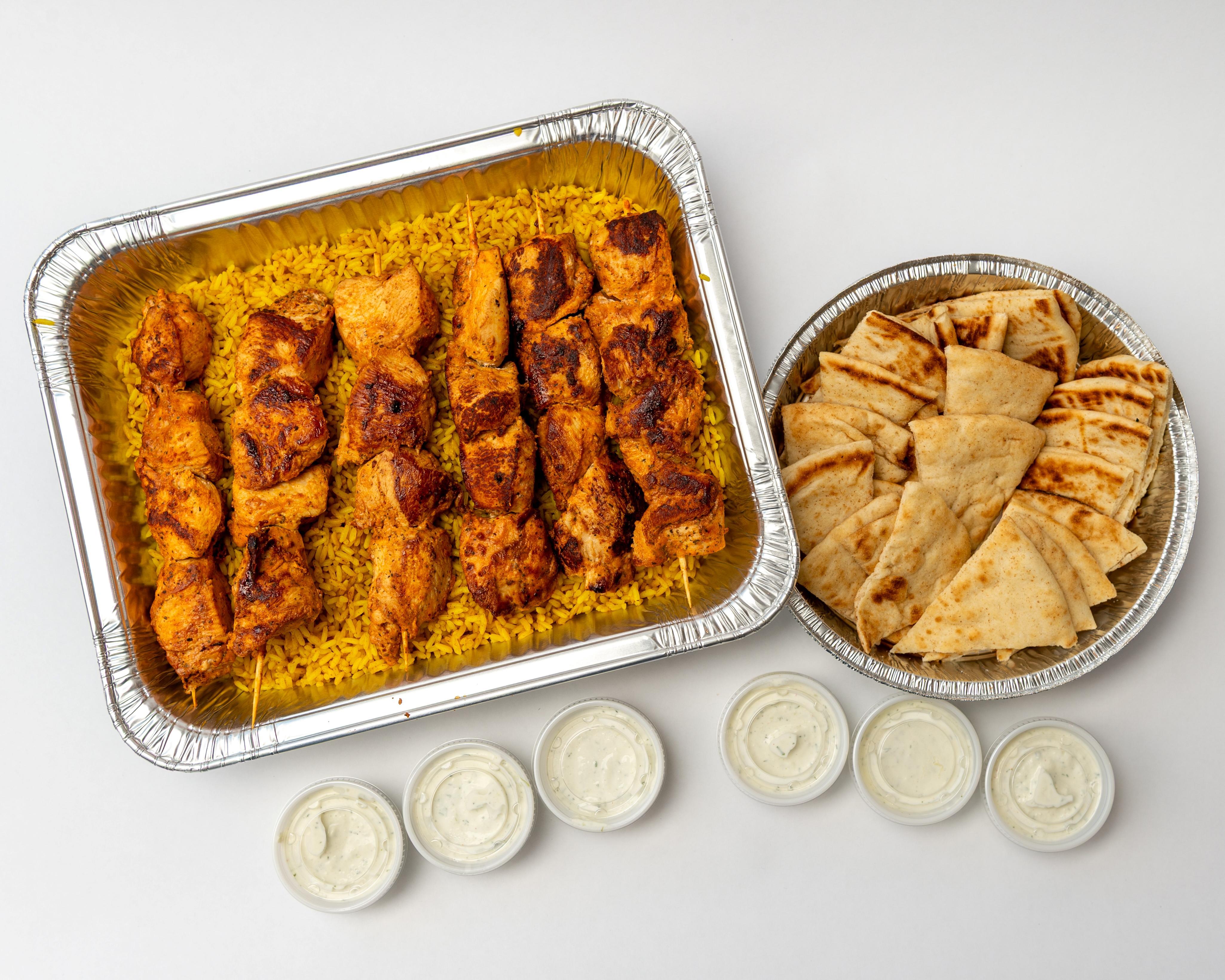Chicken Souvlaki for 6 (Catering).