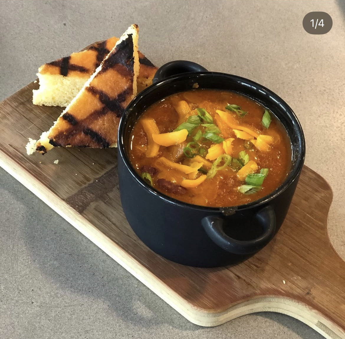 Chili & Cornbread.