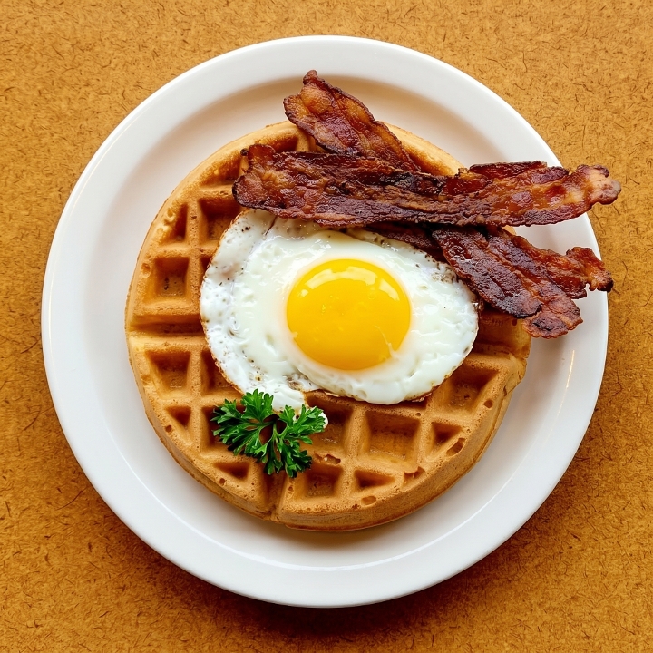 Marvin's Waffle Special.