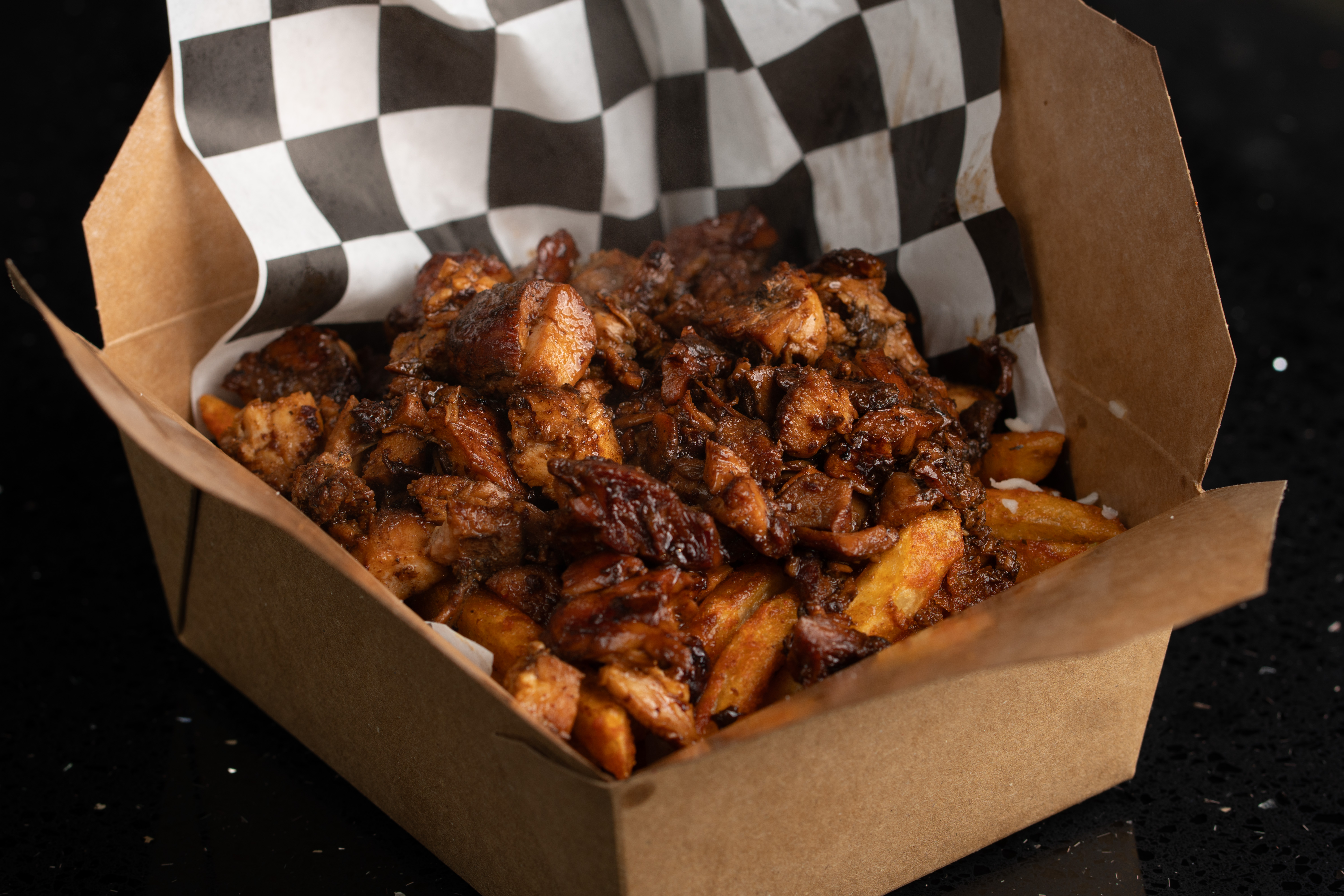 Jerk Loaded Fry.