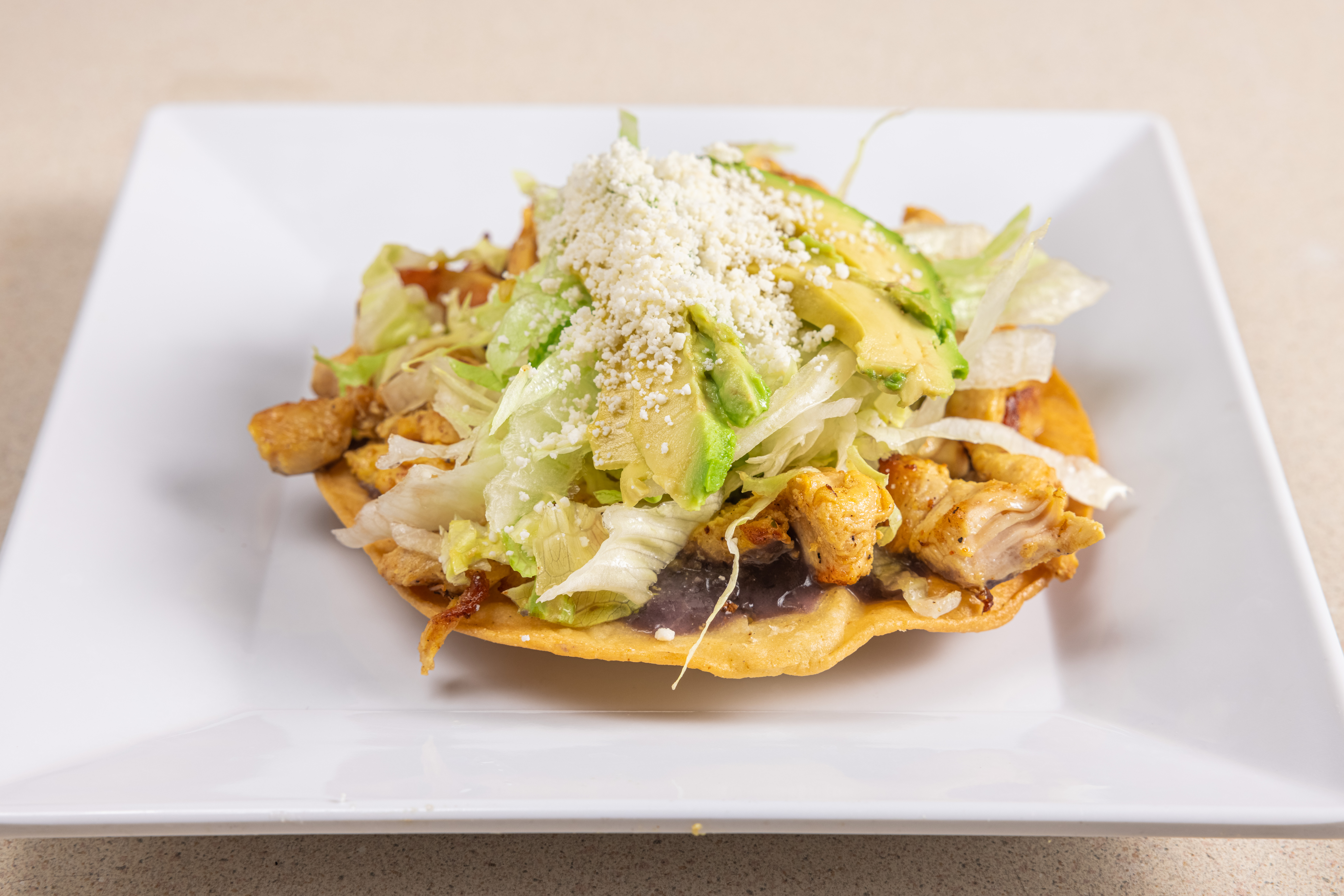 Chicken Tostada.