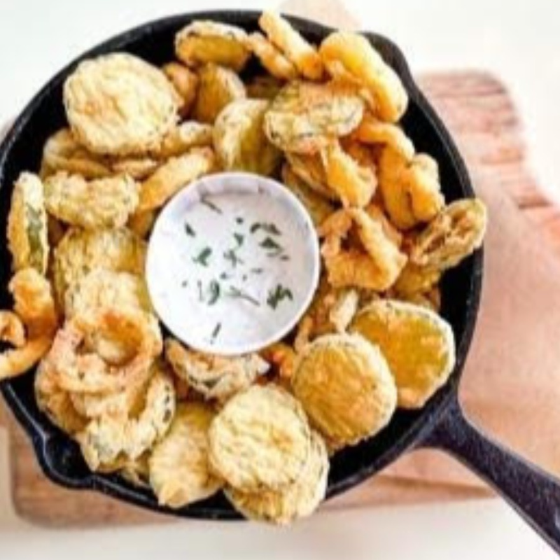 Fried Pickles & Peppers.