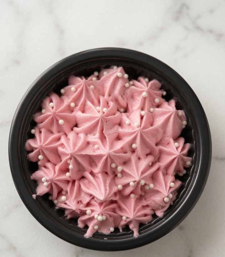 Strawberry cup cake 1 cup.