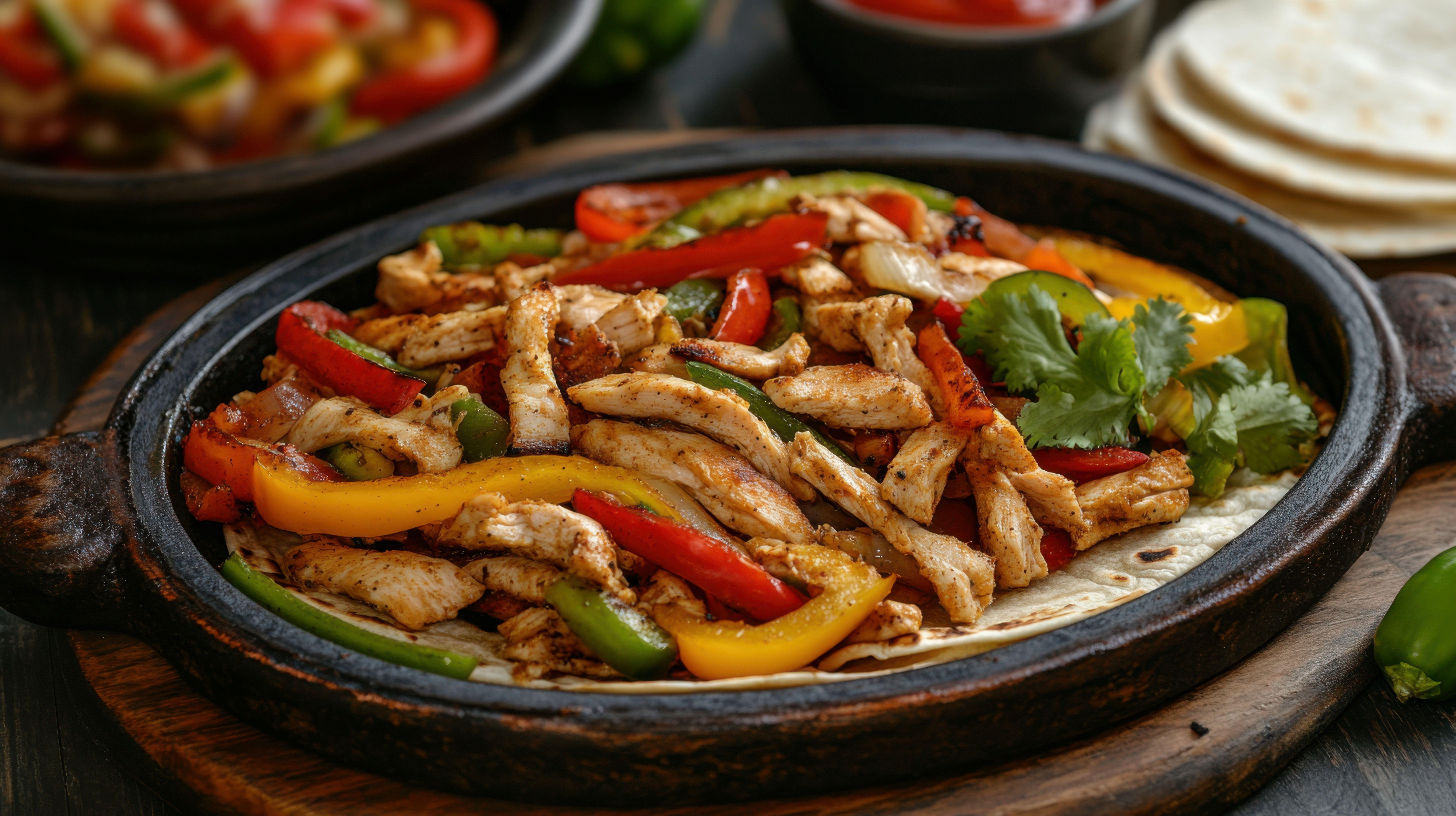 Chicken Fajitas.
