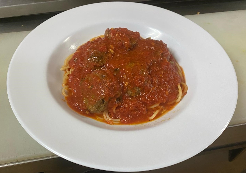 Pasta With Meatballs.