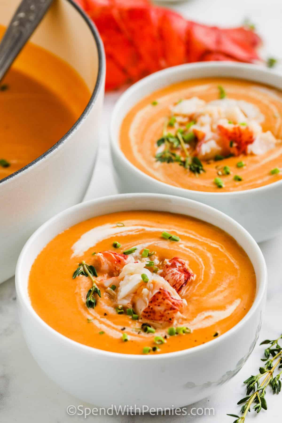 SP LOBSTER BISQUE.