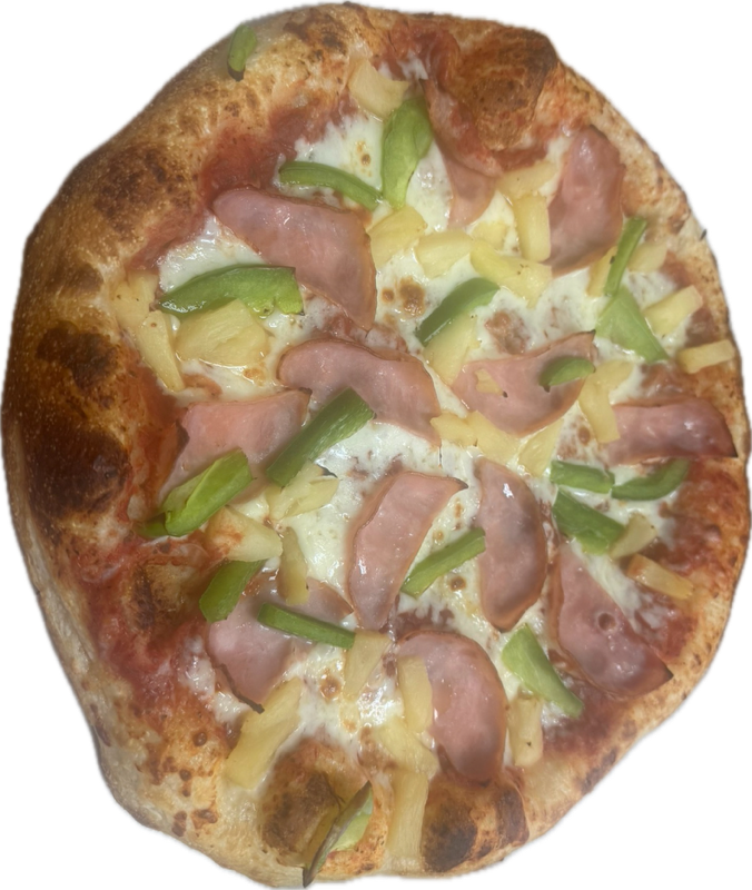 Medium Hawaiian Pizza.