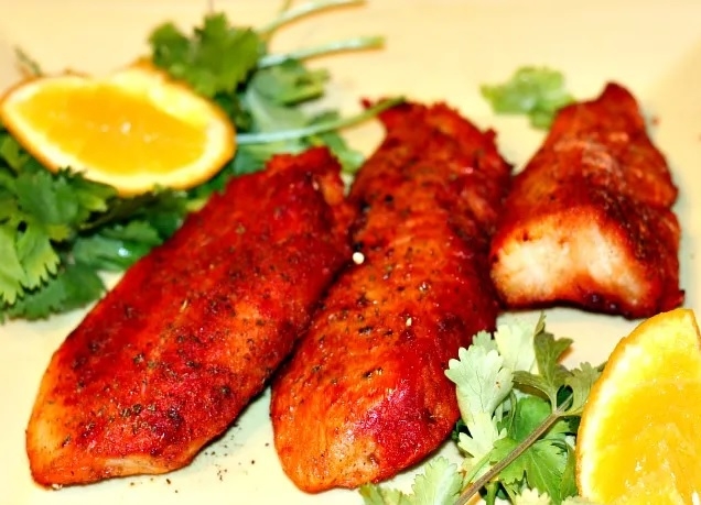 Tandoori Swai Fish Plate.