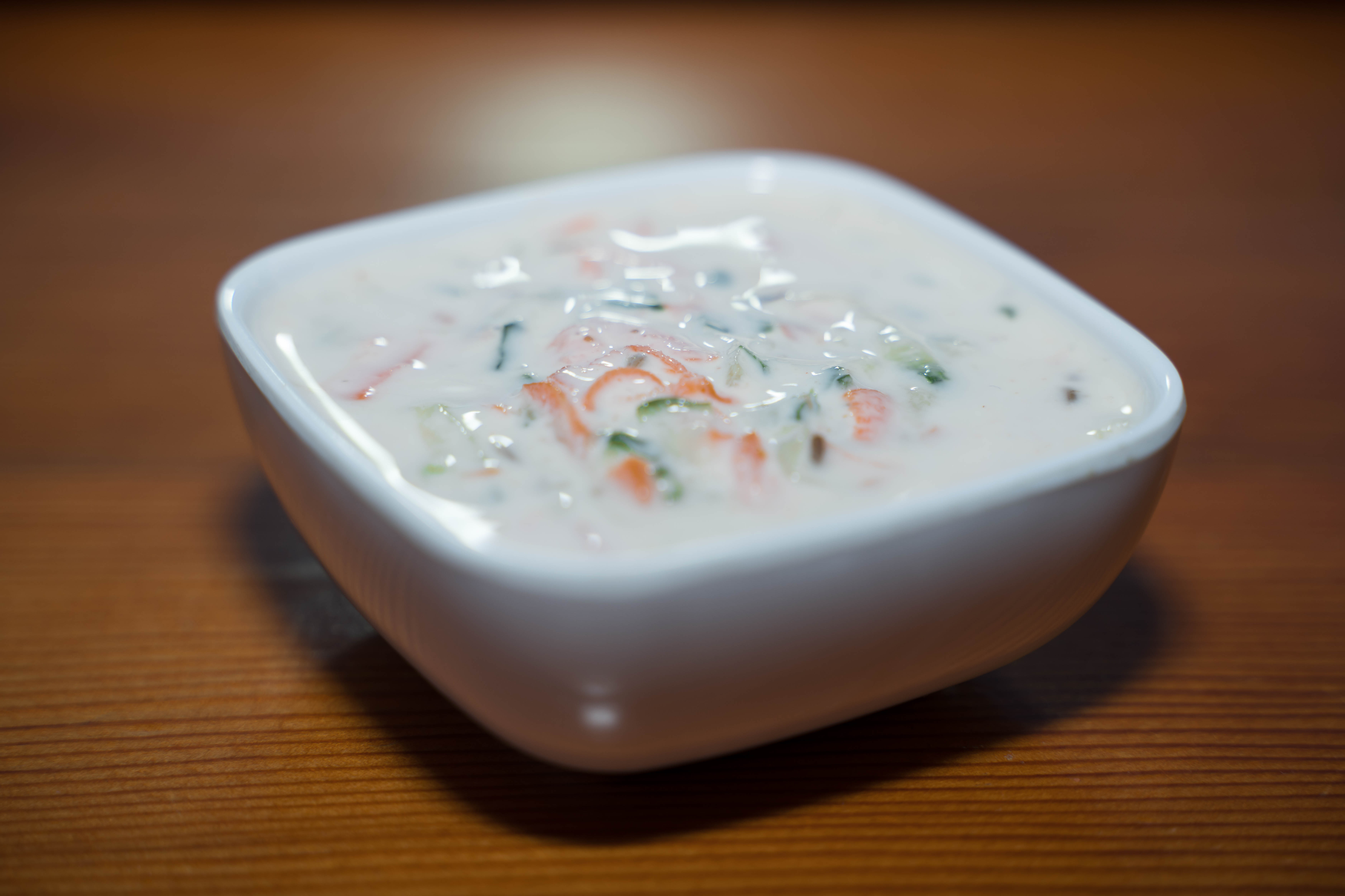3.25 Oz Raitha (curd).