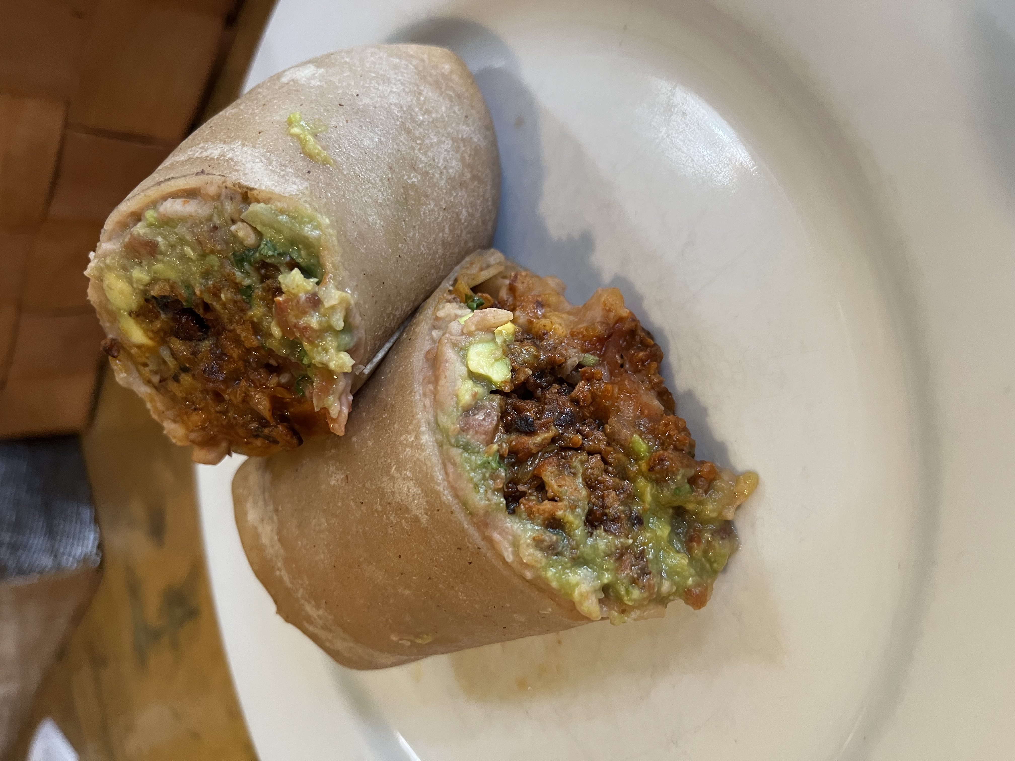 Vegan Jackfruit  Burrito.