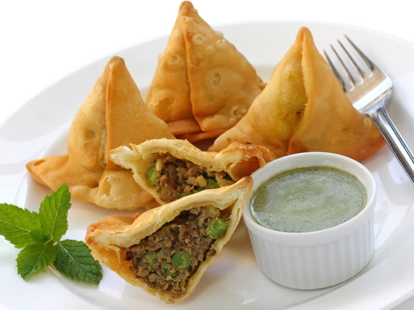 Meat Samosa.