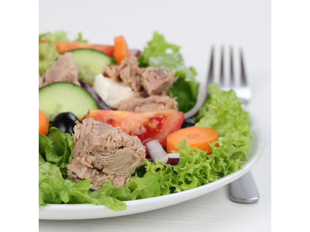 Tuna Salad and Fruit.