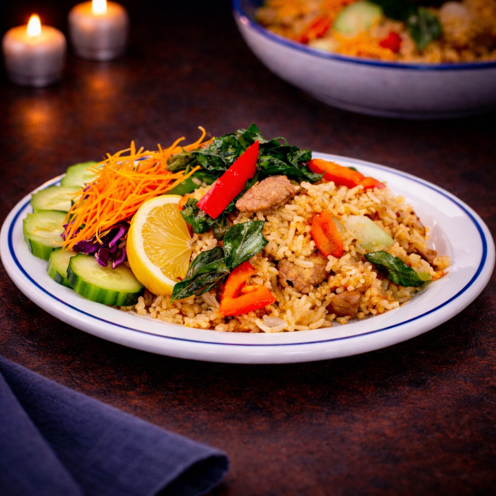 L-Basil Fried Rice.