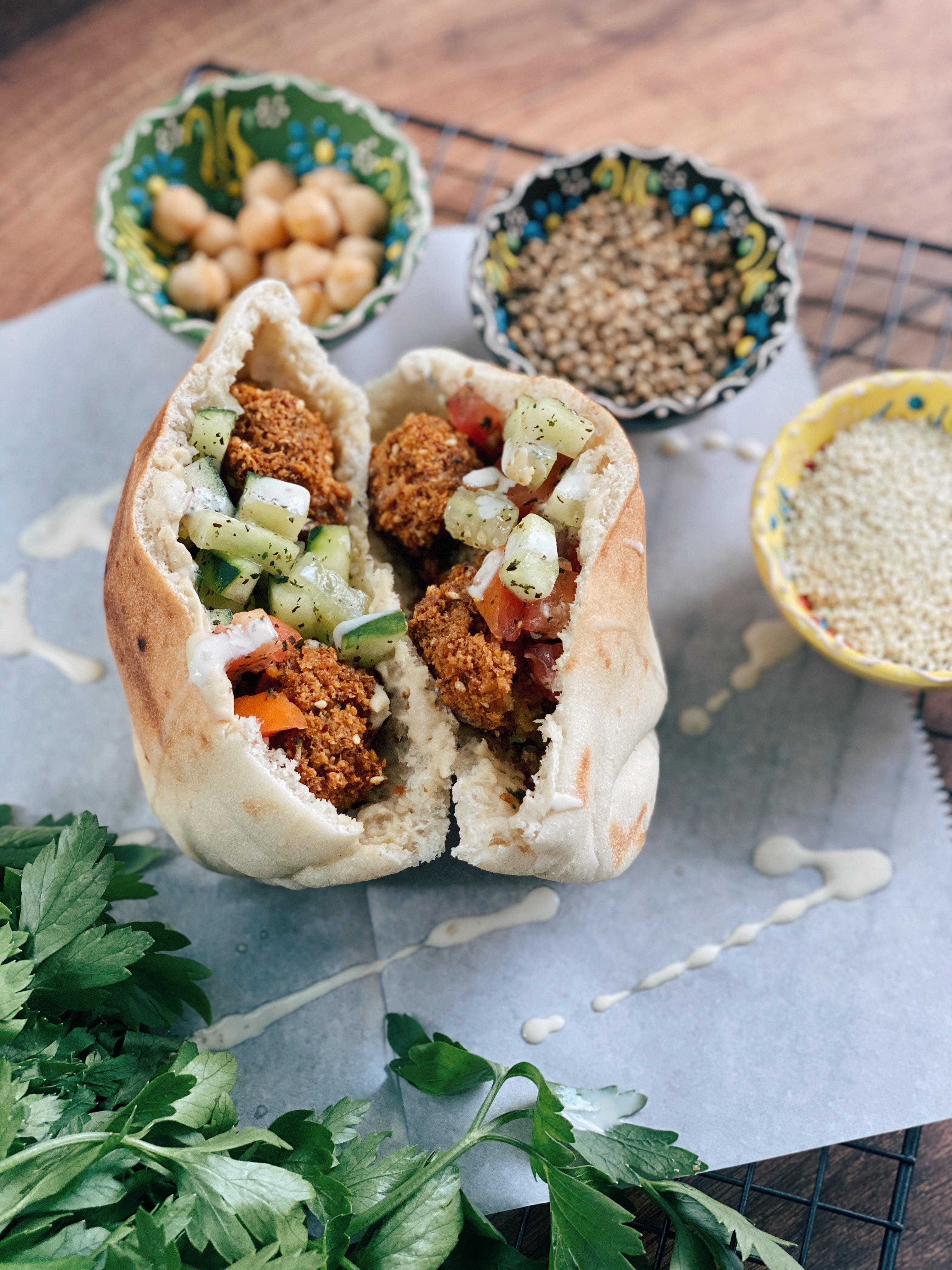 Falafel Sandwich.