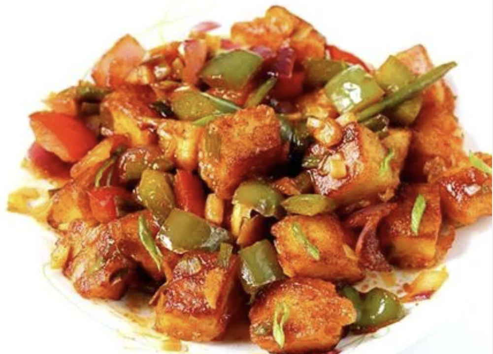 Chilli Paneer.