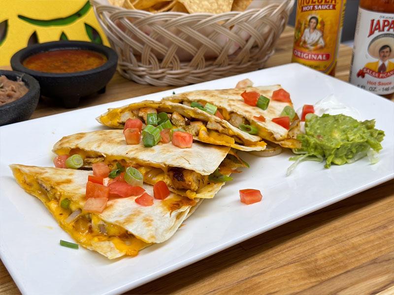 Chicken Fajita Quesadilla.