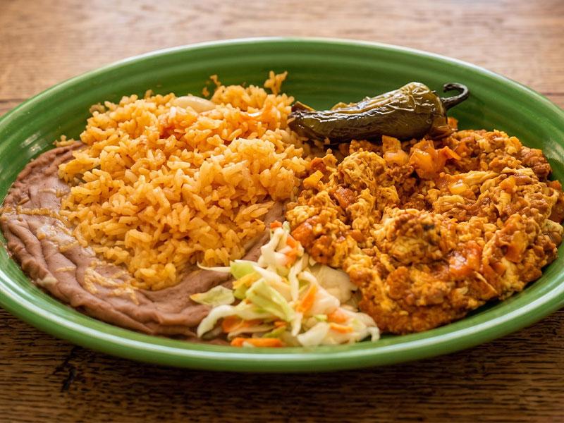 Huevos Con Chorizo.