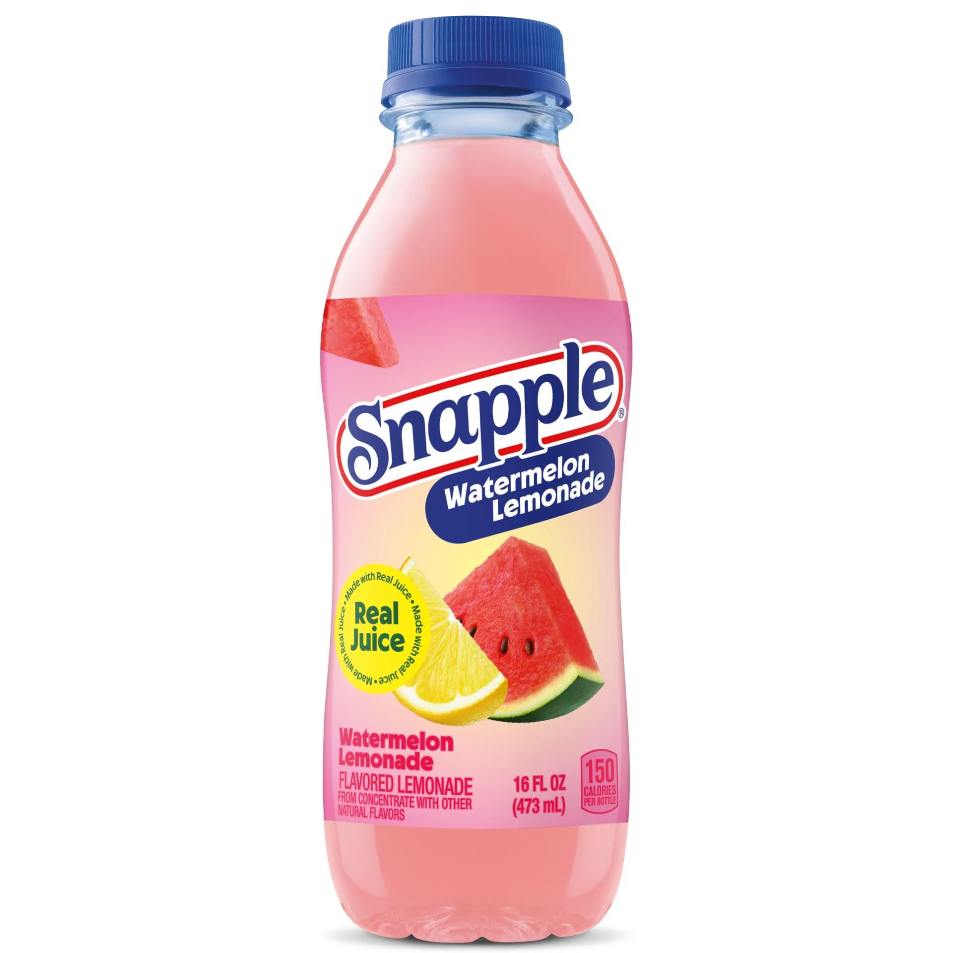 Watermelon Lemonade Snapple.