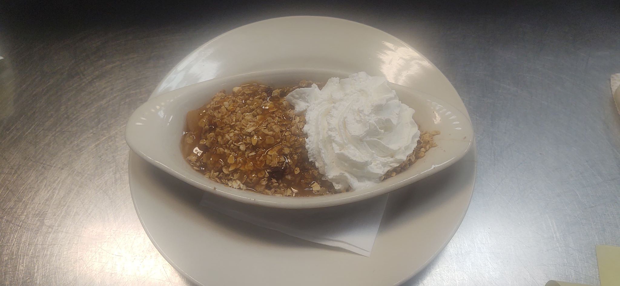 MOUNTAIN APPLE FRUIT CRUMBLE.